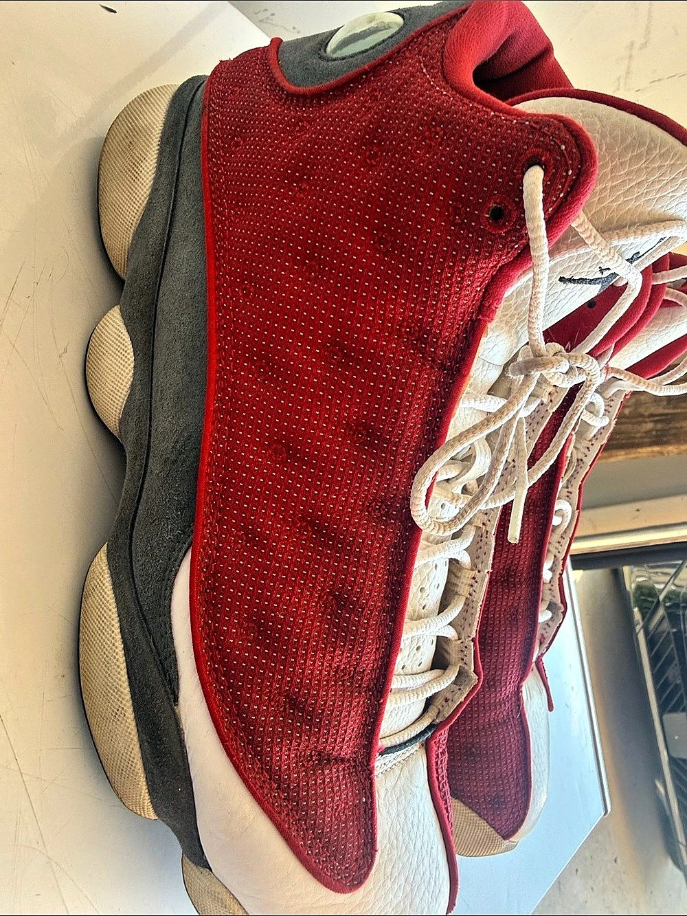 Jordan Air Jordan 13 Retro 'Red Flint' Sneakers Red & White US 11.5